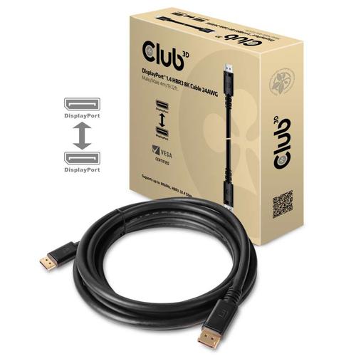 CLUB3D DisplayPort 1.4 HBR3 8K Kabel M/M 4meter - Image 2