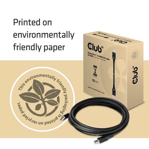 CLUB3D DisplayPort 1.4 HBR3 8K Kabel M/M 5 meter - Image 7