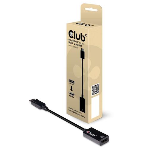 CLUB3D DisplayPort 1.4 to HDMI 2.0b HDR Active Adapter - Image 2