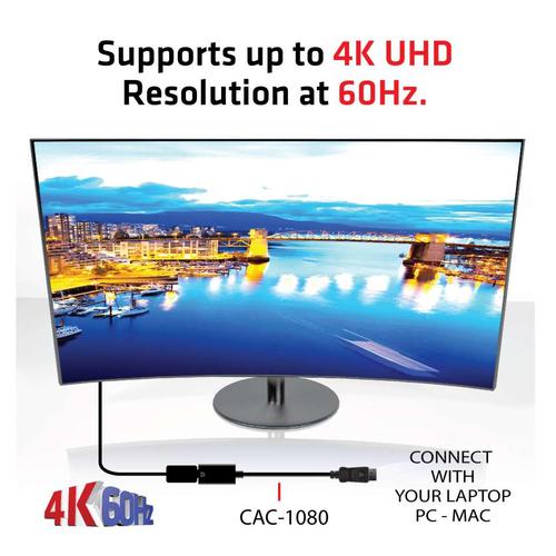 CLUB3D DisplayPort 1.4 to HDMI 2.0b HDR Active Adapter - Image 4