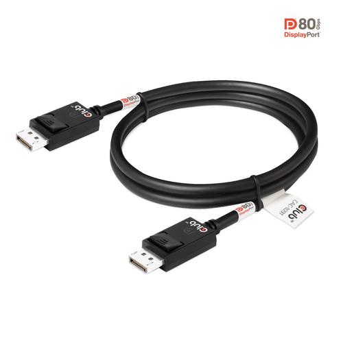 CLUB3D DisplayPort 2.1 Bi-Directional VESA DP80 Gecertificeerde kabel 4K240Hz, 8K60Hz or 10K30Hz M/M 1.2m/3.94ft - Image 10