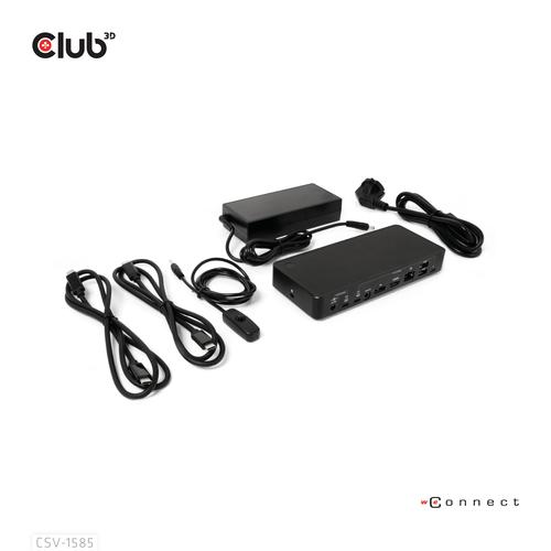 CLUB3D DisplayPort/HDMI KVM Switch/Dock 4K60Hz For USB Type-C inputs - Image 7