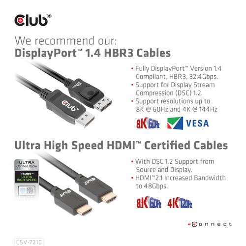 CLUB3D DisplayPort/HDMI KVM Switch For Dual DisplayPort 4K 60Hz - Image 6