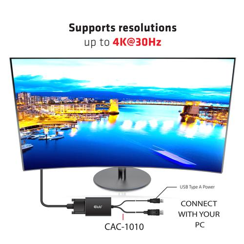 CLUB3D DisplayPort to Dual Link DVI-D HDCP AAN versie Actieve Adapter M/V - Image 5