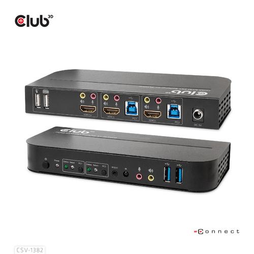 CLUB3D HDMI KVM SWITCH FOR DUAL HDMI 4K 60Hz - Image 7