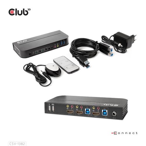 CLUB3D HDMI KVM SWITCH FOR DUAL HDMI 4K 60Hz - Image 9