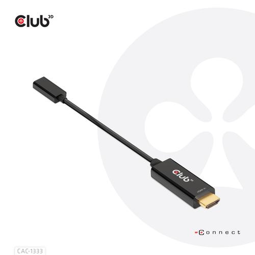 CLUB3D HDMI to USB Type-C 4K60Hz Active Adapter M/F - Image 1