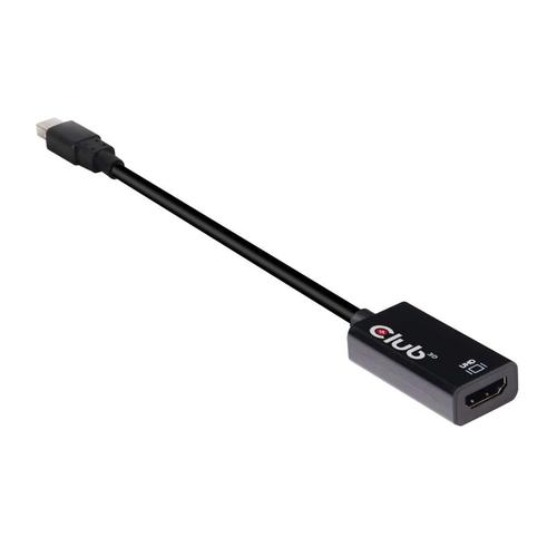 CLUB3D Mini DisplayPort 1.4 to HDMI 2.0b HDR Active Adapter - Image 1