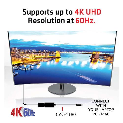 CLUB3D Mini DisplayPort 1.4 to HDMI 2.0b HDR Active Adapter - Image 4