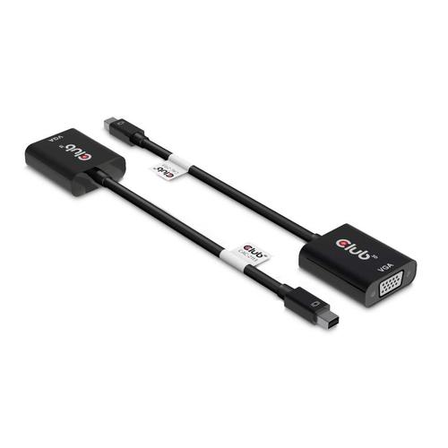 CLUB3D MiniDisplayPort™ to VGA Black Active Adapter M/F - Image 3