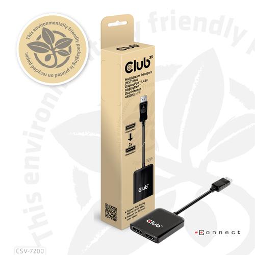 CLUB3D MST hub DisplayPort 1.4 to DisplayPort + HDMI 4K60Hz M/F - Image 4