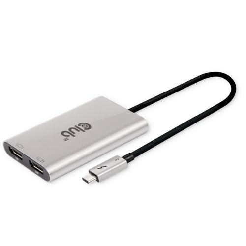 CLUB3D Thunderbolt™ 3 to DisplayPort™ Dual Monitor 4K60Hz M/F - Image 2