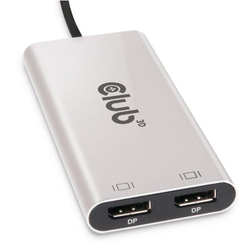 CLUB3D Thunderbolt™ 3 to DisplayPort™ Dual Monitor 4K60Hz M/F - Image 3