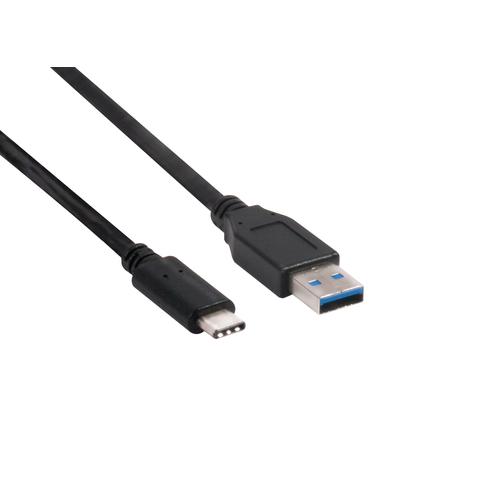 CLUB3D USB 3.1 Type-C naarType-A Cable 10Gbps PD 60W M/M 1m/3.28ft - Image 1