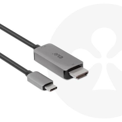 CLUB3D USB Gen2 Type-C to HDMI 4K120Hz 8K60Hz HDR10 with DSC1.2 Active Cable M/M 3m - Image 3