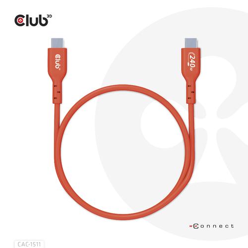 CLUB3D USB2 Type-C Bi-Directional USB-IF Certified Cable Data 480Mb, PD 240W(48V/5A) EPR M/M 4m / 13.13ft - Image 8
