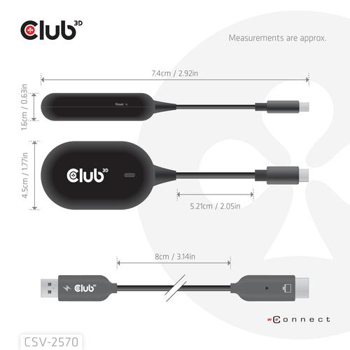 CLUB3D Wireless USB-C® to HDMI™ - Image 3
