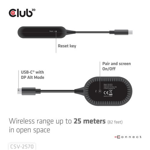 CLUB3D Wireless USB-C® to HDMI™ - Image 4