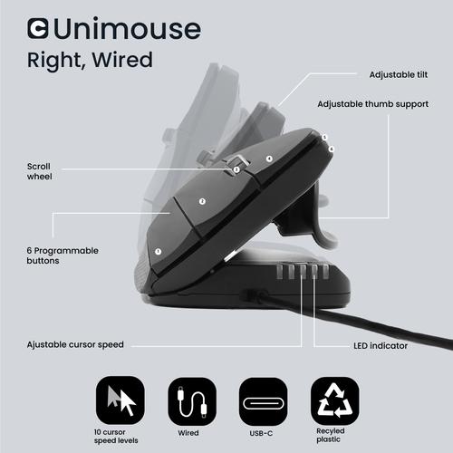 Contour Design Unimouse Right Hand, wired - Image 4