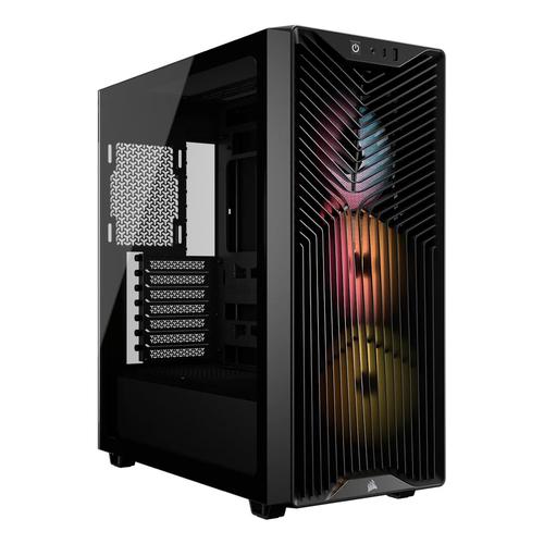 Corsair 3200D RS ARGB Mid-Tower PC Case - Smoke Midi Tower Zwart