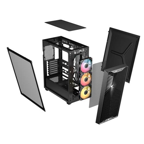 Corsair 3200D RS ARGB Mid-Tower PC Case - Smoke Midi Tower Zwart - Image 3