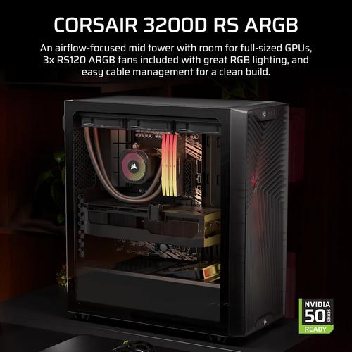 Corsair 3200D RS ARGB Mid-Tower PC Case - Smoke Midi Tower Zwart - Image 4