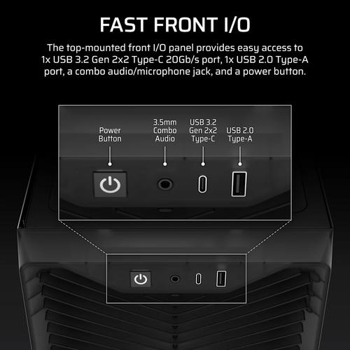 Corsair 3200D RS Midi Tower Grijs - Image 3
