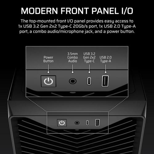 Corsair 3200D RS Midi Tower Wit - Image 9