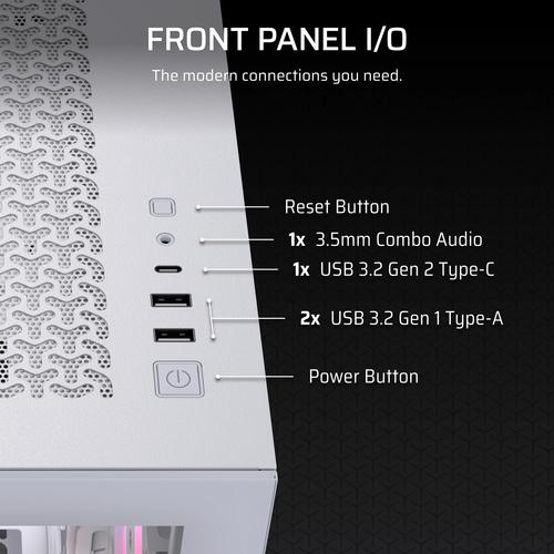 Corsair 3500X RS-R ARGB Midi Tower Wit - Image 8