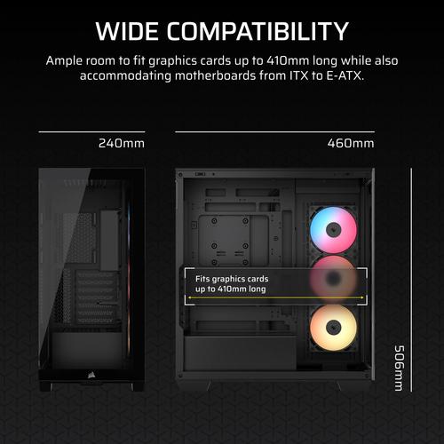 Corsair 3500X RS-R ARGB Midi Tower Zwart - Image 9