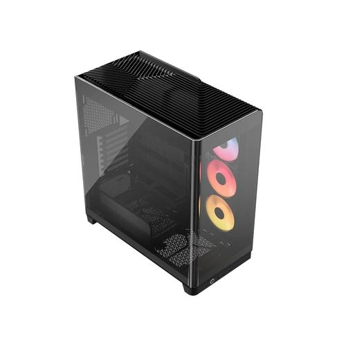 Corsair 4500X LX-R RGB Tempered Glass Mid-Tower, Black Midi Tower Zwart - Image 1
