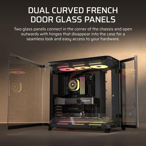 Corsair AIR 5400 LX-R RGB iCUE LINK Midi Tower Zwart - Image 10
