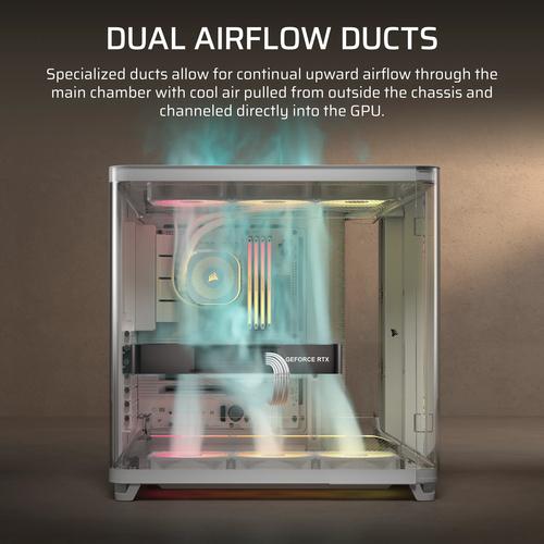 Corsair AIR 5400 RS-R ARGB Midi Tower Wit - Image 7