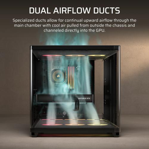 Corsair AIR 5400 RS-R ARGB Midi Tower Zwart - Image 7
