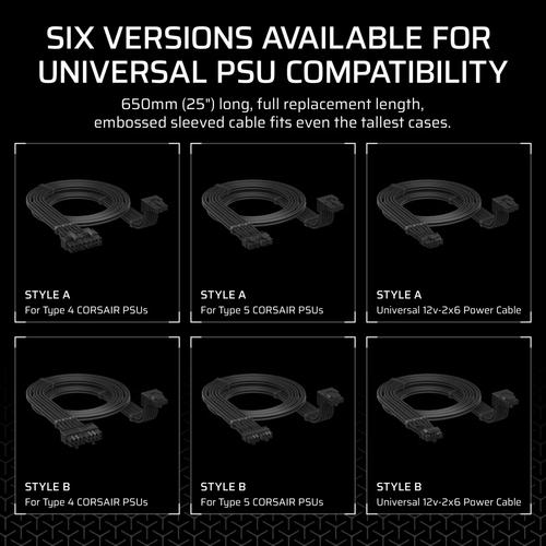 Corsair CP-8920352 interne stroomkabel 0,65 m - Image 2
