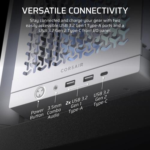 Corsair FRAME 4000D RS ARGB Midi Tower Wit - Image 9
