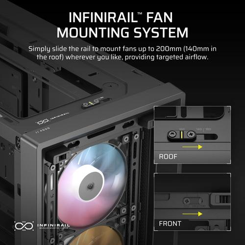 Corsair FRAME 4000D RS ARGB Midi Tower Zwart - Image 7