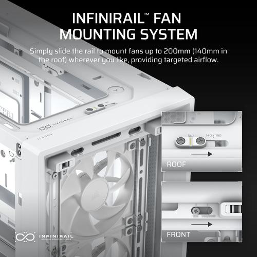 Corsair FRAME 4000D RS Midi Tower Wit - Image 7