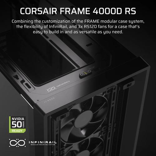 Corsair FRAME 4000D RS Midi Tower Zwart - Image 4
