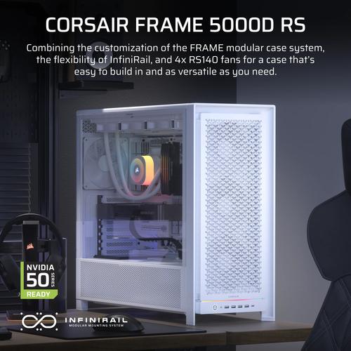 Corsair FRAME 5000D RS Midi Tower Wit - Image 4