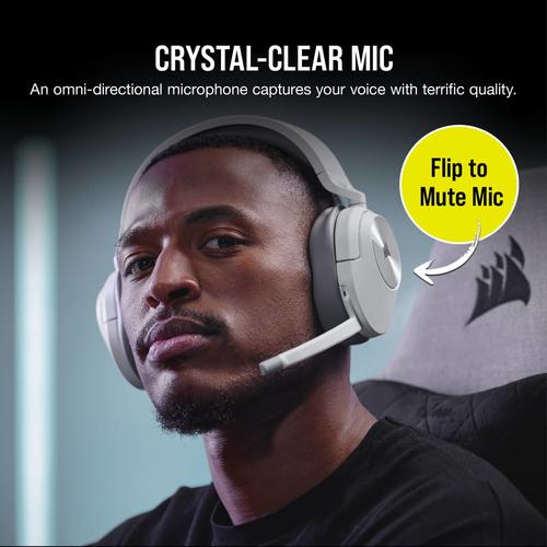 Corsair HS55 WIRELESS Headset Draadloos Hoofdband Gamen Bluetooth Wit - Image 2