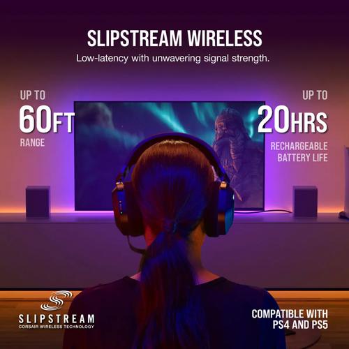 Corsair HS80 RGB Headset Draadloos Hoofdband Gamen Zwart - Image 9