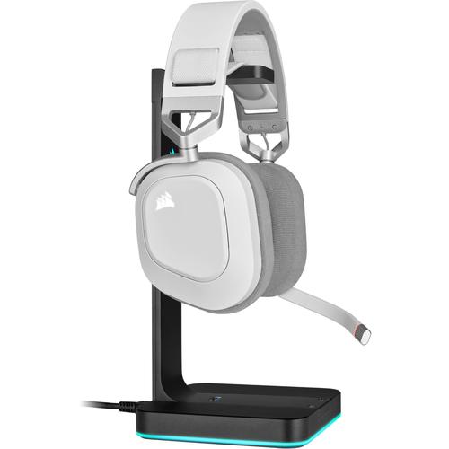 Corsair HS80 RGB Headset Draadloos Hoofdband Gamen Wit - Image 7