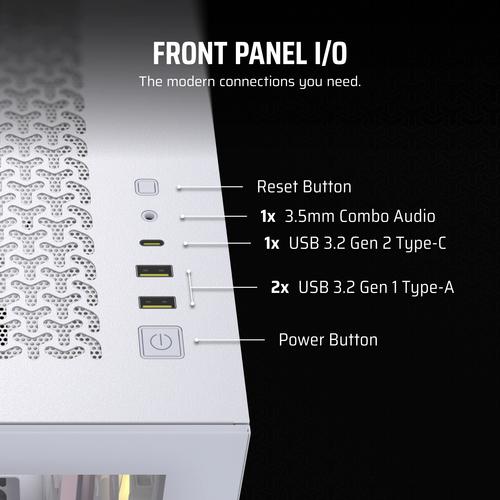 Corsair iCUE LINK 3500X RGB Midi Tower Wit - Image 3