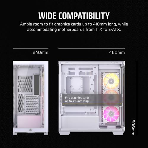 Corsair iCUE LINK 3500X RGB Midi Tower Wit - Image 4