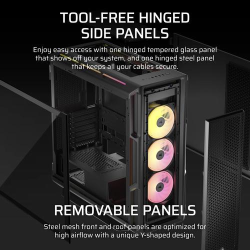 Corsair iCUE LINK 5000T LX RGB Midi Tower Zwart - Image 10