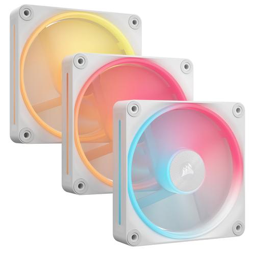 Corsair iCUE LINK LX120-R RGB Computer behuizing Ventilator 12 cm Wit 3 stuk(s)