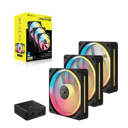 Corsair iCUE LINK LX120-R RGB Computer behuizing Ventilator 12 cm Zwart 3 stuk(s) - Image 3