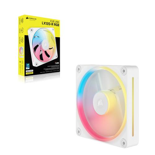 Corsair iCUE LINK LX120-R RGB Computer behuizing Ventilator 12 cm Wit 1 stuk(s) - Image 3