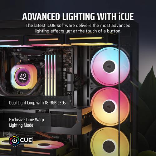 Corsair iCUE LINK LX120-R RGB Computer behuizing Ventilator 12 cm Zwart 1 stuk(s) - Image 6